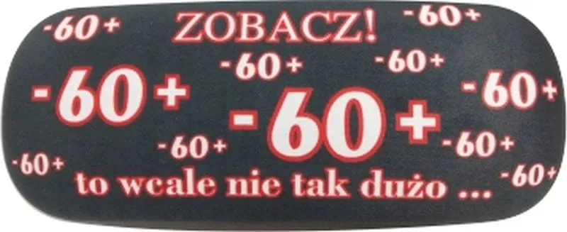 Etui na okulary - Zobacz - 60 - to wcale nie tak dużo...