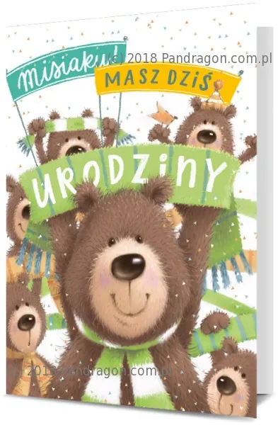Karnet B6 - Misiaczku! Masz dziś urodziny