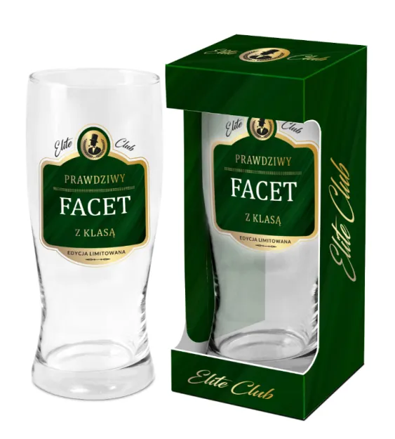 Szklanka Elite Club - Prawdziwy Facet z klasą (limitowana edycja)