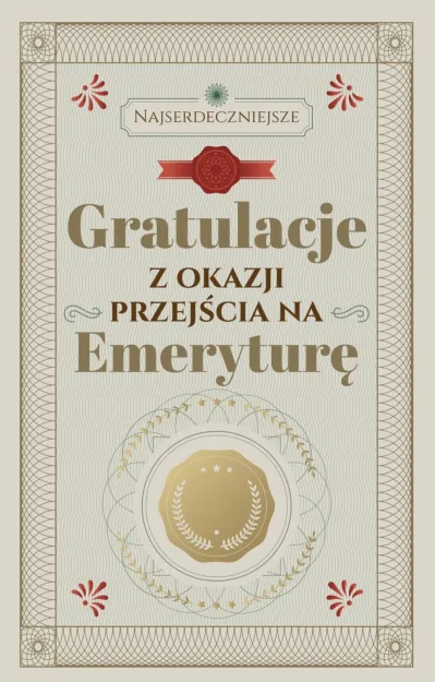 Karnet 2K - Gratulacje z okazji przejścia na emeryturę