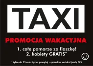 Mega magnes 12 x 17cm - Taxi - wakacyjna promocja  