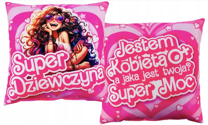 Poduszka obustronna mała - Super Dziewczyna
