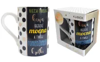 Kubek premium - Niech Twoja kawa będzie mocna a Twój poniedziałek krótki - 2