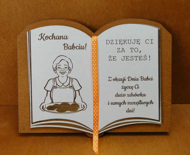 Księga okolicznościowa - Kochana Babciu, dziękuję Ci za to .......