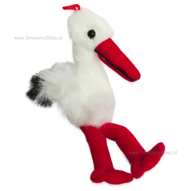 Bocian pluszowy 23cm - mały