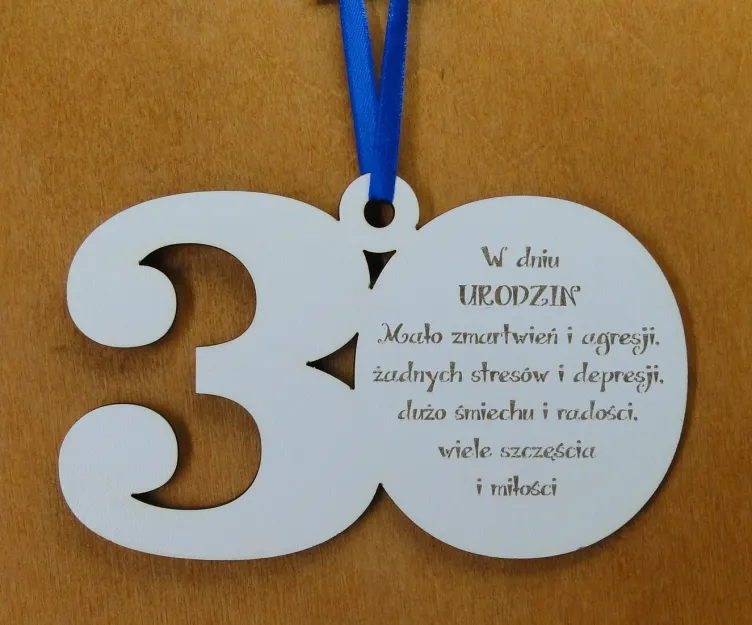 Zawieszka - W dniu 30 urodzin