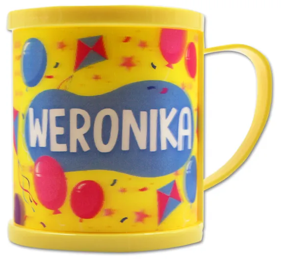Kubek plastikowy 3D - Weronika