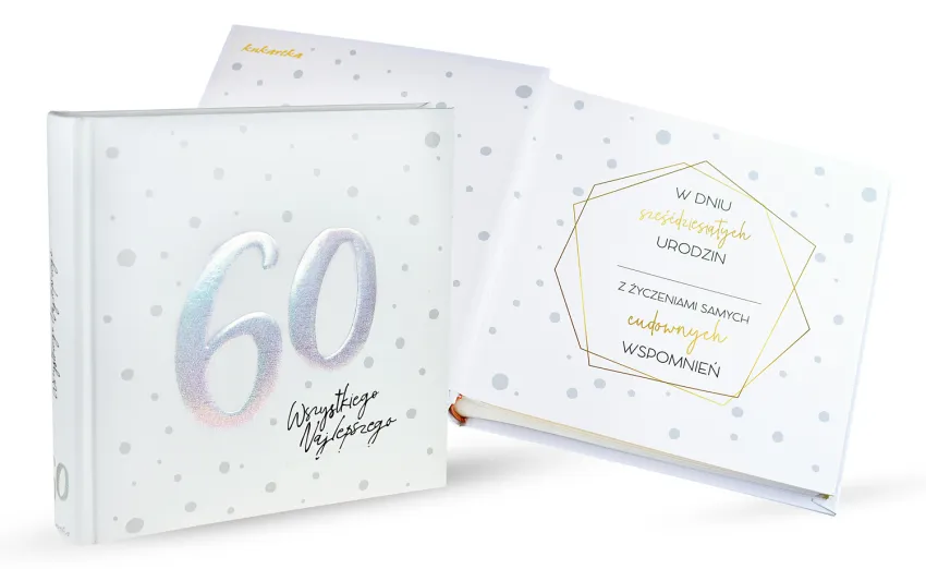 Album na zdjęcia HAS - 60 urodziny. Wszystkiego najlepszego.