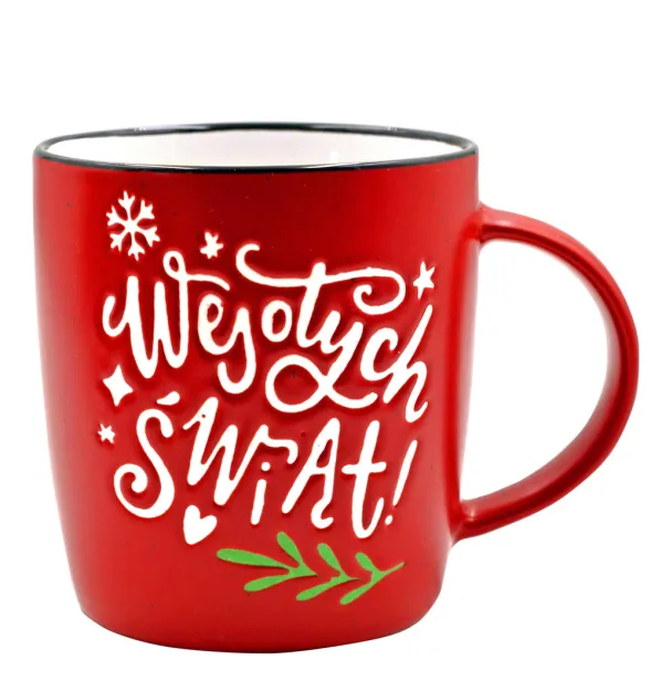 Kubek Up & Down Kukartka - Wesołych Świąt!