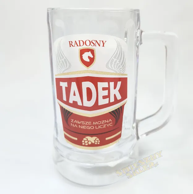 Kufel 0.3L - Tadek Radosny zawsze można na niego liczyć
