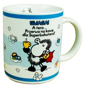 Kubek Kukartka - Uwaga! A tera ... Przerwa na kawę dla Superbohatera!