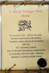 Dyplom z bambusem - Z okazji Twojego Dnia Mamo