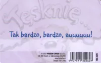 Karta kredytowa - Tęsknię, ...tęsknię,  tak bardzo, bardzo, auuuuuu! - 2
