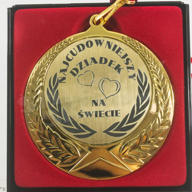 Medal w etui - Najcudowniejszy Dziadek na świecie