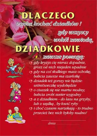 Dyplom - Dlaczego kochać trzeba dziadków