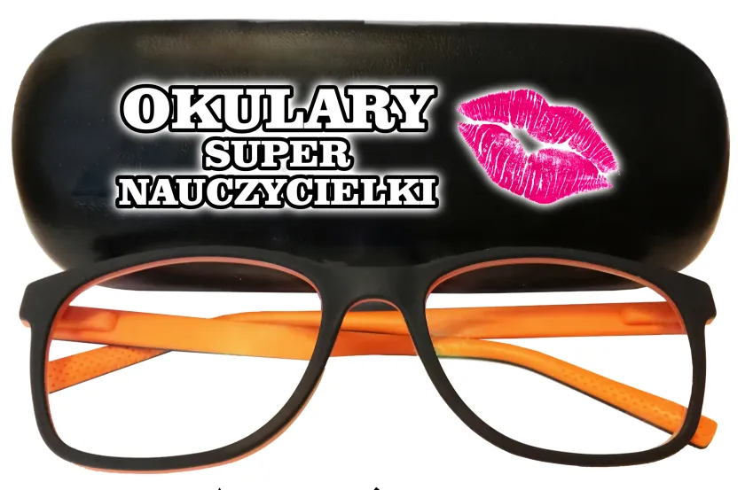 Etui na okulary - Okulary super Nauczycielki
