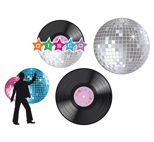 Dekoracja Disco (4 elementy)