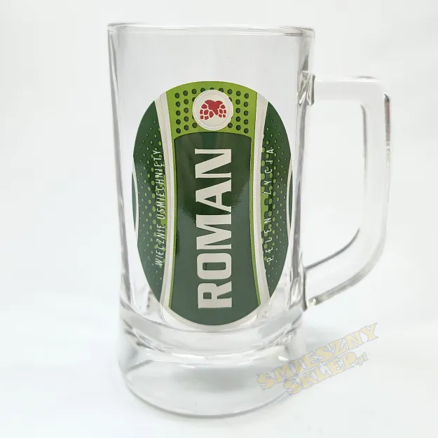 Kufel 0.3L - Roman Wiecznie uśmiechnięty pełen życia