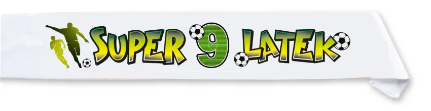 Szarfa dziecięca - Super 9 latek