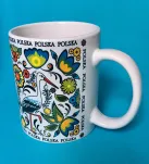 Kubek folk bociany, kwiaty - Polska - bez opakowania - 3