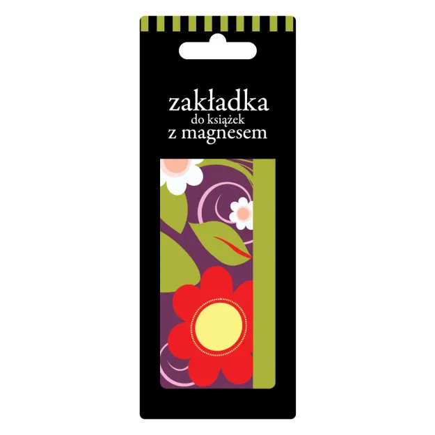 Zakładka magnetyczna do książki - Kwiaty
