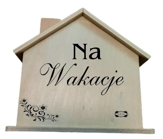 Skarbonka domek - Na wakacje