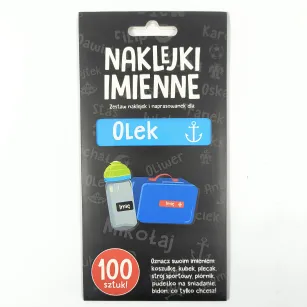 Naklejki imienne 100 szt. - Olek