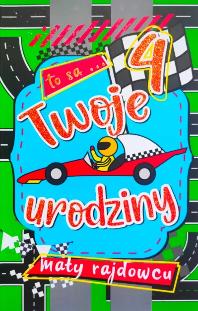 Karnet 2K - To Twoje 4 urodziny mały rajdowcu