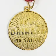 Medal dwustronny - Drinker - Nr 1 na świecie
