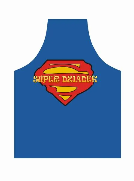 Fartuszek niebieski - Super Dziadek