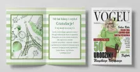 Karnet B6 - VOGEU temat numeru - 50 urodziny - 2