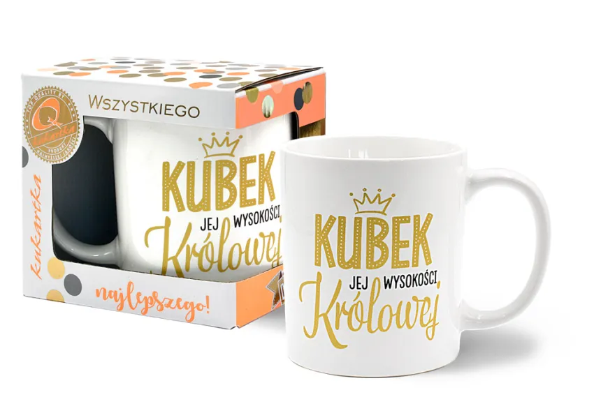 Kubek premium - Jej wysokości Królowej