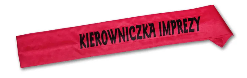 Szarfa - Kierowniczka Imprezy
