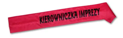 Szarfa - Kierowniczka Imprezy
