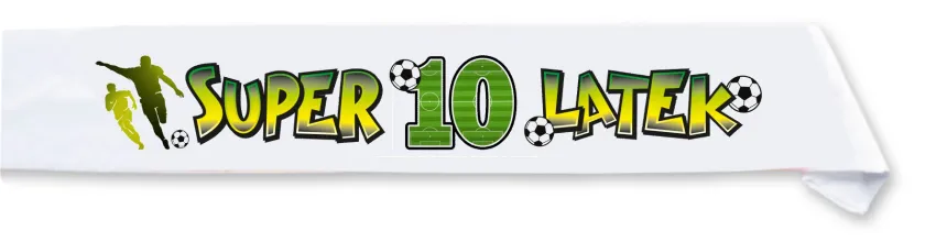 Szarfa dziecięca - Super 10 latek