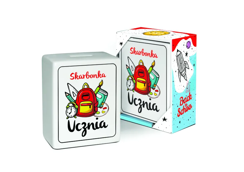 Skarbonka kostka - Skarbonka ucznia