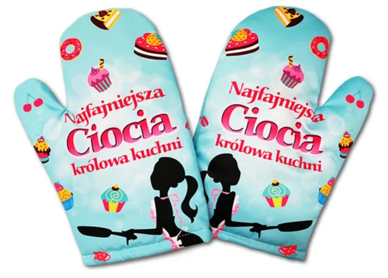 Rękawica kuchenna - Najfajniejsza Ciocia królowa kuchni