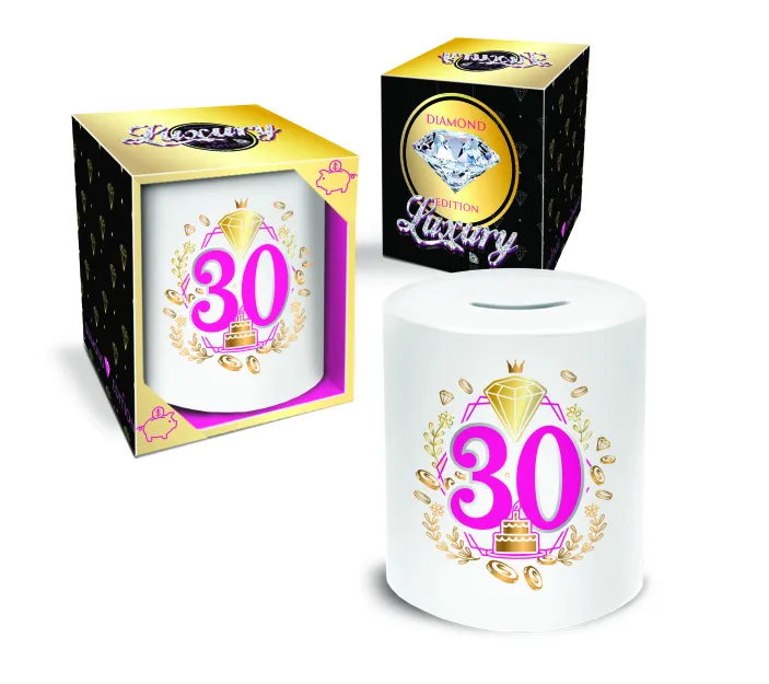 Skarbonka walec Diamond - 30