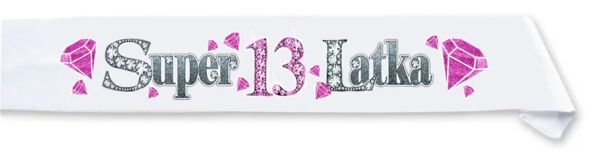 Szarfa dziecięca - Super 13 latka
