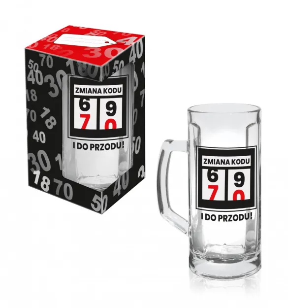 Kufel "Zmiana kodu" - 70 i do przodu
