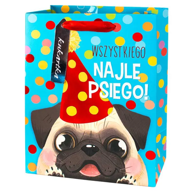 Torebka Kukartka M - Wszystkiego najlepsiego!