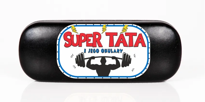 Etui na okulary - (sztanga) Super Tata i jego okulary
