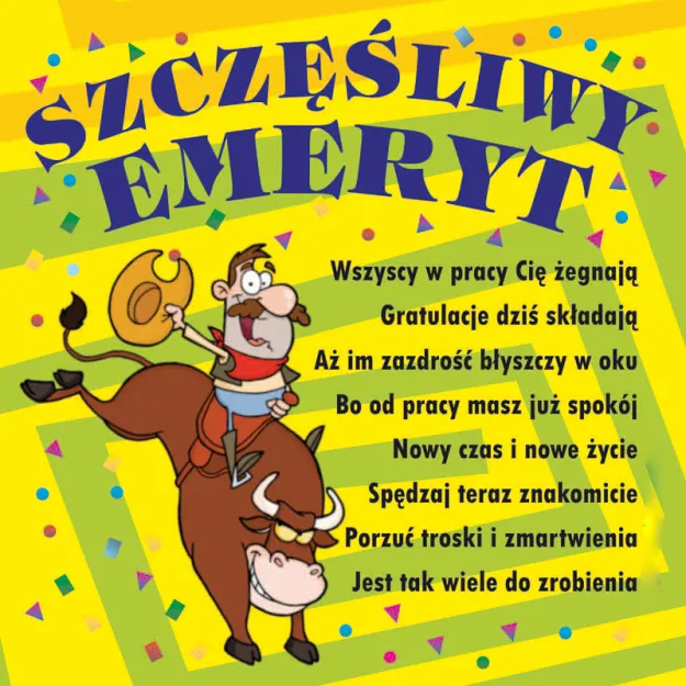 Podkładka magnetyczna - Szczęśliwy Emeryt. Wszyscy w pracy Cię żegnają...