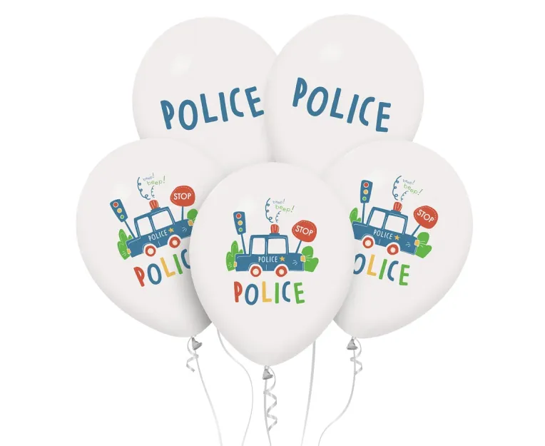 Balony Police 5 szt