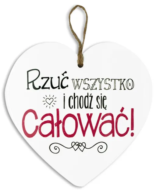 Ceramiczne serce - Rzuć wszystko i chodź się całować!