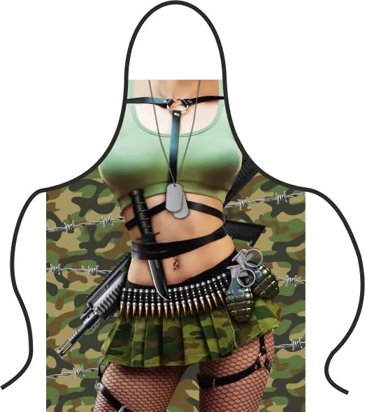 Fartuszek - Military Woman