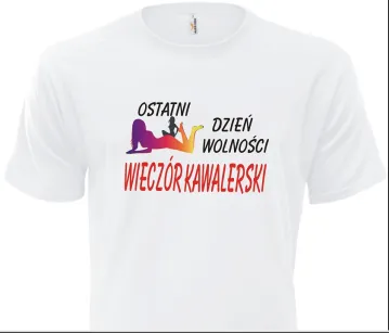 Koszulka biała - Wieczór Kawalerski - Ostatni Dzień Wolności