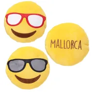 Poduszka Emotikon Mallorca - Cwaniak (ciemne okulary)