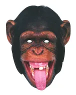Maska papierowa - Szympans