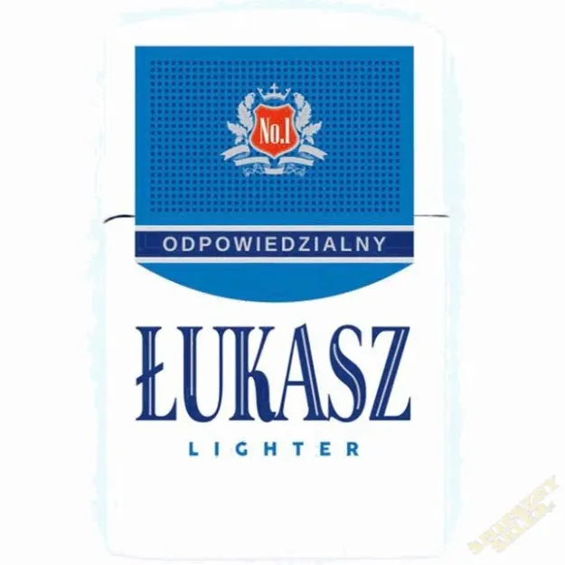 Zapalniczka z imieniem - Odpowiedzialny Łukasz